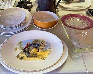 VINTAGE TURKEY PLATTER