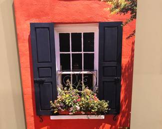Charleston Artist Ken Bowman Signed Window Art Photography Giclee