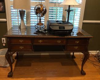 Vintage Carved Desk