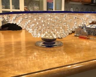 Union Street Glass - HUGE One of a Kind Bowl