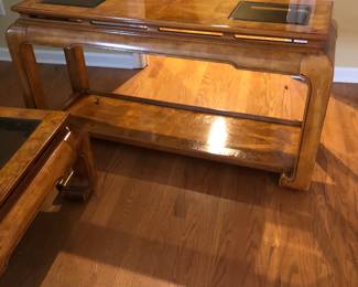 Ming Style Burl Console Table