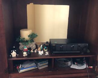 TV Armoire with Cats!!