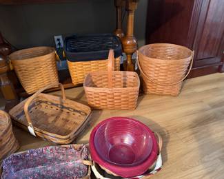 Massive Longaberger Basket Collection