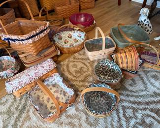 Massive Longaberger Basket Collection