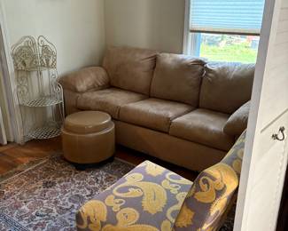Couch with hideaway bed
