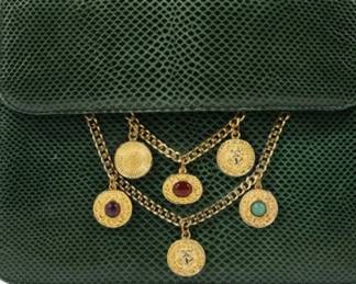 Judith Leiber Snakeskin Purse