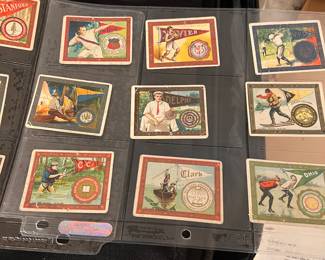 Collection of Vintage Murad College Series tobacco Cards, early 20th century