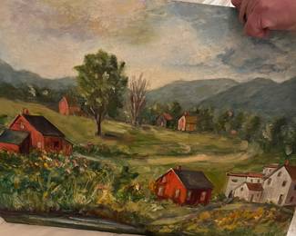 Vintage Oil Painting, K.C. Shults
