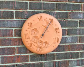 . . . terra cotta thermometer