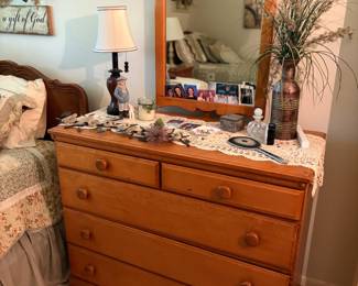 . . . and a matching mirrored dresser