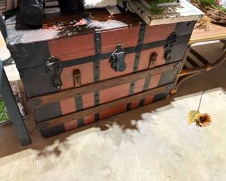 . . . nice steamer trunk
