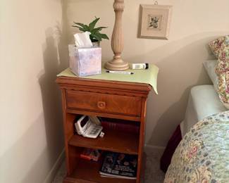. . . another night stand and lamp