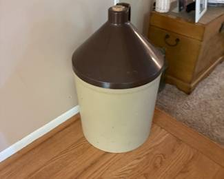 . . . and a stoneware jug