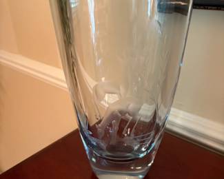 . . . crystal vase