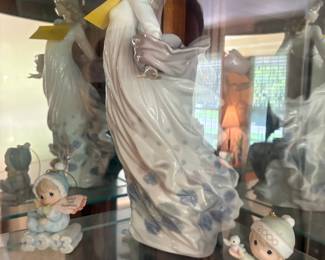 . . . large Lladro and Precious Moments