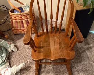 . . . and another cute child's rocker