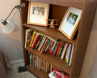 . . . bookshelf and books