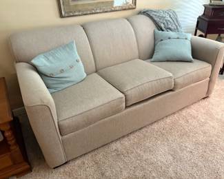 . . . nice, neutral couch