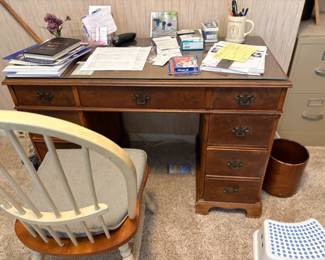 . . . desk and chair