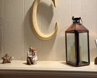. . . the letter "C" and Willow Tree piece