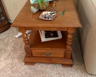 . . . end table