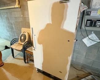 . . . upright freezer