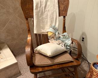. . . child's antique rocker