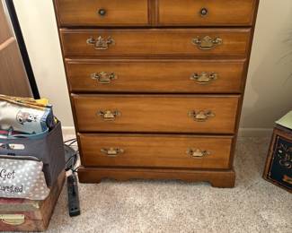 . . . maple chest of drawers