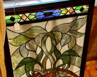 Stained glass hanging 