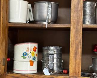More adorable vintage flour sifters 