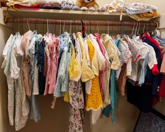 Vintage baby clothing 