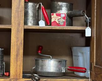 Vintage flour sifters 