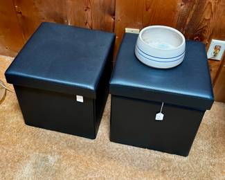 Stools with storage 