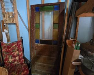 Stain Glass Door