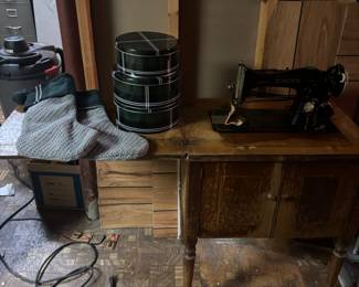 Antique Singer sewing machine