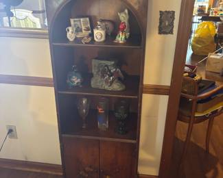 Hand painted radio cabinet 