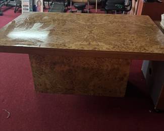 Table books case and desk matching 