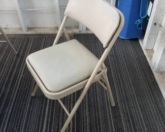 Folding chairs - 6 available