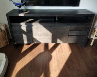 Entertainment console by Pottery Barn
