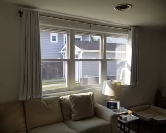 Curtains & curtain rods; replacement windows
