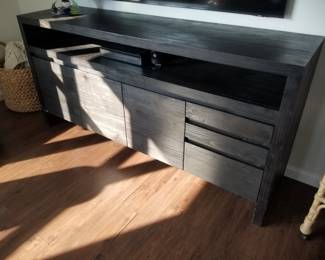 Entertainment console by Pottery Barn