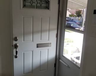 Entry door; storm door