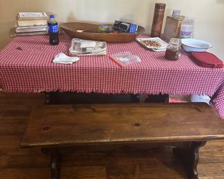TABLE WITH BENCHES