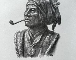 Signed CHARLES BANKS WILSON
Numbered print 