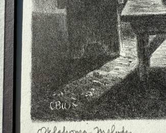 Signed CHARLES BANK WILSON
Numbered print 