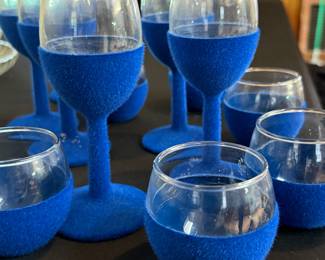 Flocked stemware 70d 