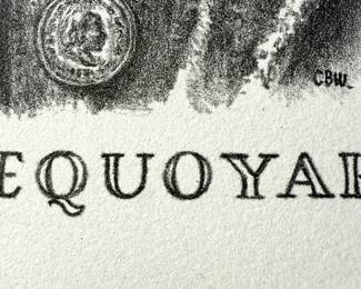 Signed CHARLES BANKS WILSON
Numbered print 