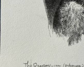 Signed CHARLES BANK WILSON
Numbered print 