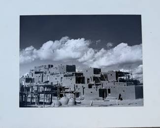 Taos Pueblo Earnest Knee photograph