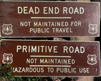 VintageUS Forest Service Signs 